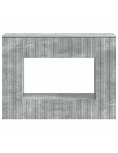 Tavolo consolle Rigato Grigio Cemento 101 x 29 x 74 cm