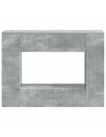 Tavolo consolle Rigato Grigio Cemento 101 x 29 x 74 cm