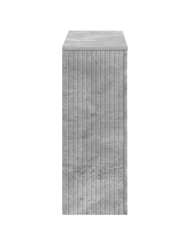 Tavolo consolle Rigato Grigio Cemento 101 x 29 x 74 cm