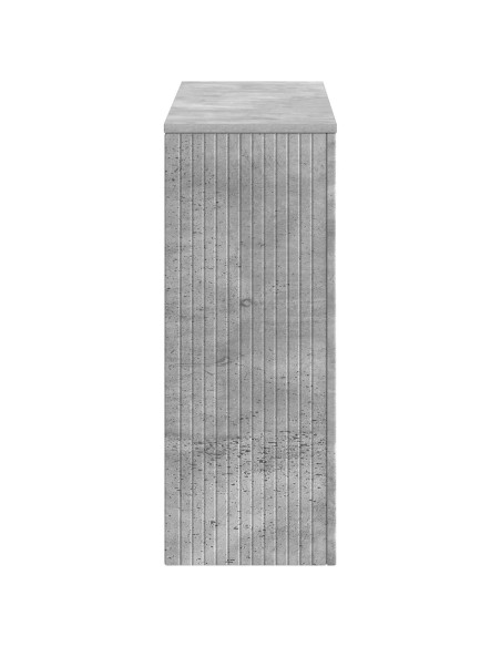 Tavolo consolle Rigato Grigio Cemento 101 x 29 x 74 cm