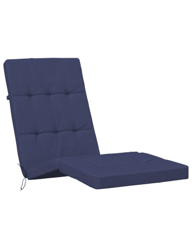 Cuscino da Esterno 2 pcs Blu navy 180 x 55 x 7 cm Tessuto