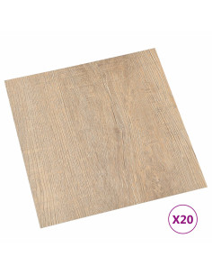 Plance per Pavimentazione Autoadesiva 30,5 x 30,5 cm 20 pcs PVC 2
