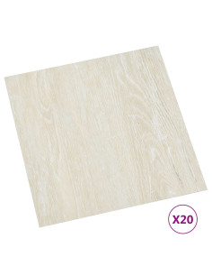 Plance per Pavimentazione Autoadesiva 30,5 x 30,5 cm 20 pcs PVC 2