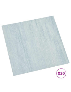 Plance per Pavimentazione Autoadesiva 30,5 x 30,5 cm 20 pcs PVC 2