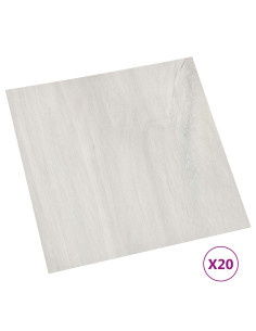 Plance per Pavimentazione Autoadesiva 30,5 x 30,5 cm 20 pcs PVC 2