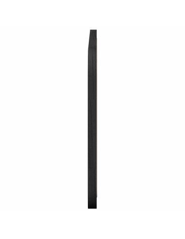 Testiera con testiera Nero 100 x 55 x 3 cm Rattan