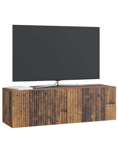 Mobile Porta TV da Muro Legno antico 98 x 31 x 30 cm