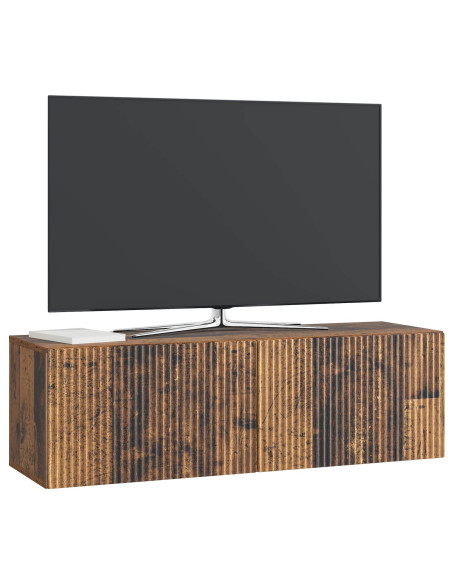 Mobile Porta TV da Muro Legno antico 98 x 31 x 30 cm