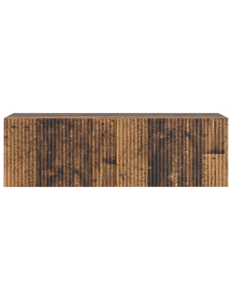 Mobile Porta TV da Muro Legno antico 98 x 31 x 30 cm