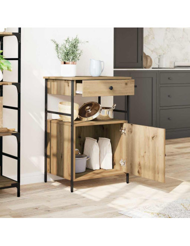 Carrello da Cucina Rovere artigianale 56 x 43 x 89,5 cm