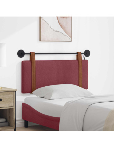 Testiera sospesa Con luce LED Rosso Vino PU Antico