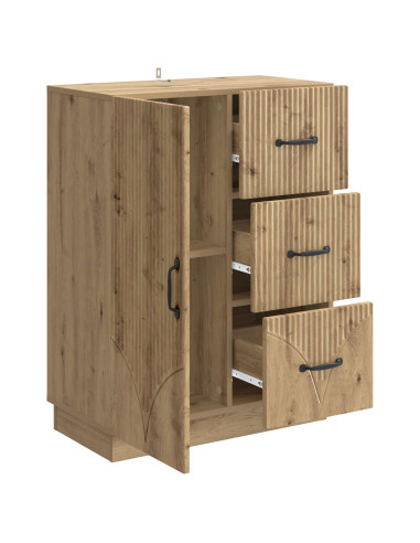 Credenza con cassetto Rovere Artigianale 66 x 34,5 x 87 cm