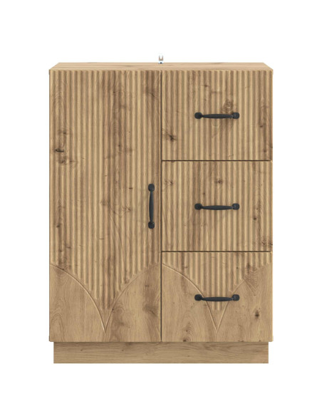 Credenza con cassetto Rovere Artigianale 66 x 34,5 x 87 cm