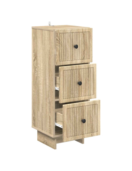 Mobile con Cassetti Rovere Sonoma 33 x 34,5 x 90 cm