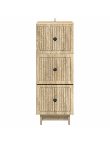 Mobile con Cassetti Rovere Sonoma 33 x 34,5 x 90 cm