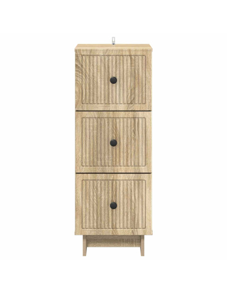 Mobile con Cassetti Rovere Sonoma 33 x 34,5 x 90 cm