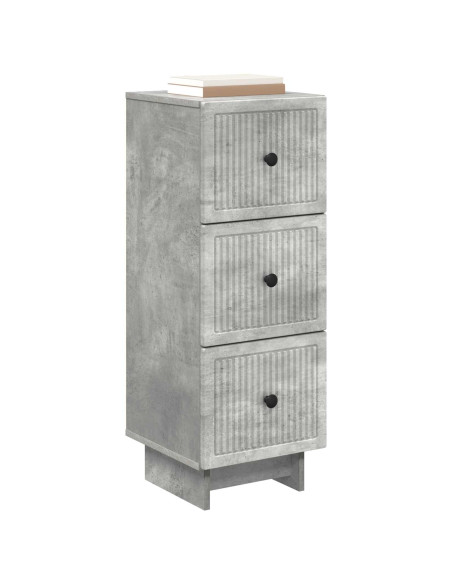 Mobile con Cassetti Grigio Cemento 33 x 34,5 x 90 cm