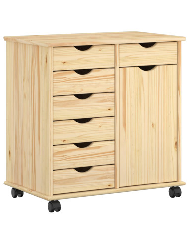 Mobile con Ruote con ruota Marrone 63,5 x 39 x 65,5 cm