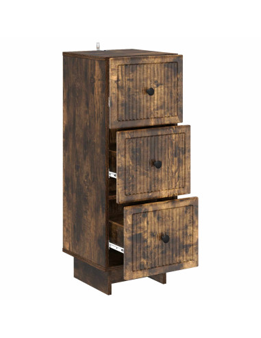 Mobile con Cassetti Rovere Fumo 33 x 34,5 x 90 cm