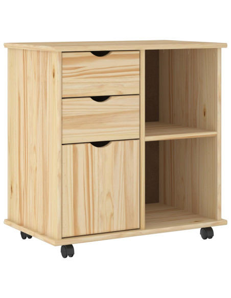 Mobile con Ruote con ruota Marrone 63,5 x 39 x 65,5 cm