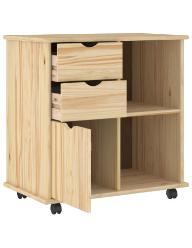 Mobile con Ruote con ruota Marrone 63,5 x 39 x 65,5 cm