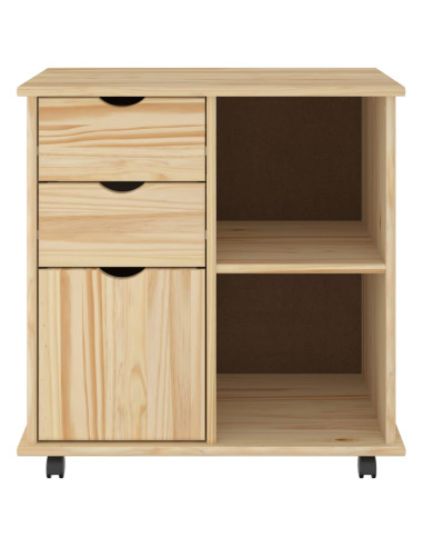 Mobile con Ruote con ruota Marrone 63,5 x 39 x 65,5 cm