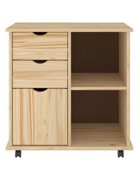 Mobile con Ruote con ruota Marrone 63,5 x 39 x 65,5 cm