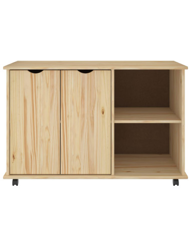 Mobile con Ruote con ruota Marrone 100 x 39 x 65,5 cm