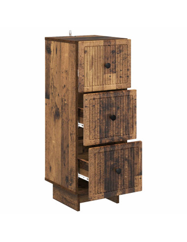 Mobile con Cassetti Legno antico 33 x 34,5 x 90 cm