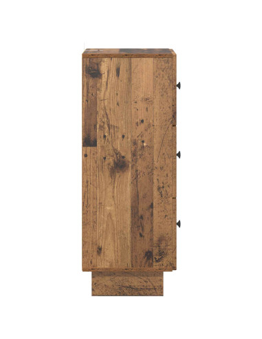Mobile con Cassetti Legno antico 33 x 34,5 x 90 cm