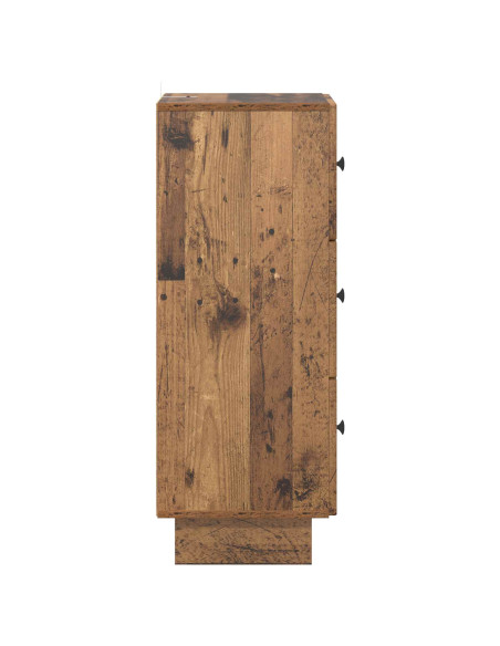 Mobile con Cassetti Legno antico 33 x 34,5 x 90 cm