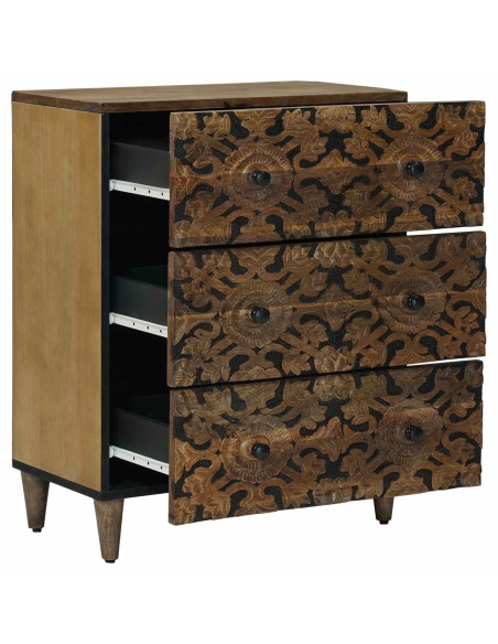 Credenza con Ripostiglio Marrone 60 x 33,5 x 75 cm