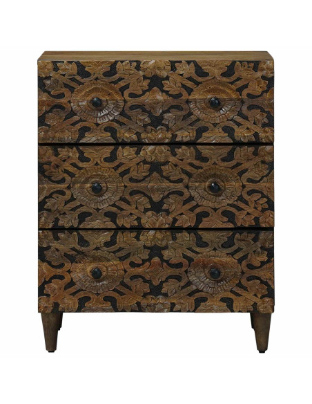 Credenza con Ripostiglio Marrone 60 x 33,5 x 75 cm