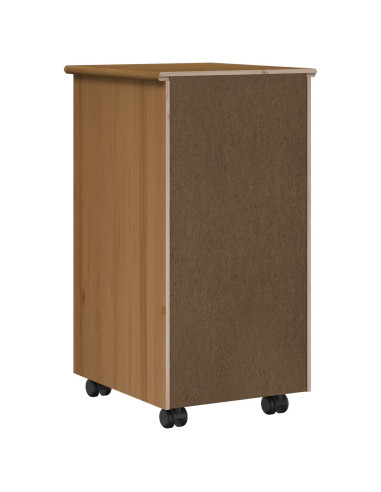 Mobile con Ruote con ruota Marrone miele 34 x 39 x 65,5 cm
