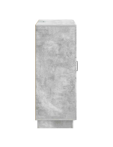 Credenza Grigio Cemento 66 x 34,5 x 87 cm Legno ingegnerizzato