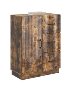 Credenza Rovere Fumo 66 x 34,5 x 87 cm Legno ingegnerizzato 2