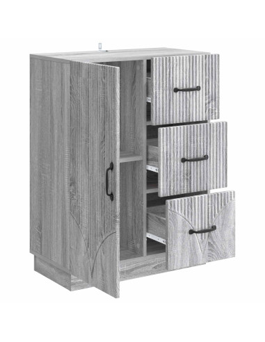Credenza Grigio Sonoma 66 x 34,5 x 87 cm Legno ingegnerizzato