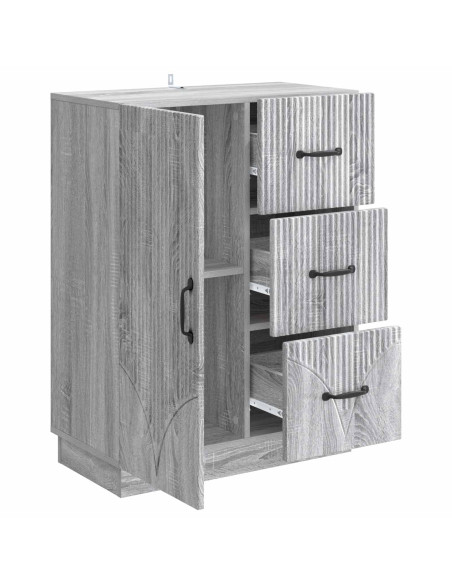 Credenza Grigio Sonoma 66 x 34,5 x 87 cm Legno ingegnerizzato