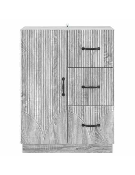 Credenza Grigio Sonoma 66 x 34,5 x 87 cm Legno ingegnerizzato