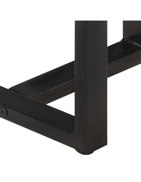 Tavolo da Pranzo 110x55x75,5 cm in Legno Massello di Mango