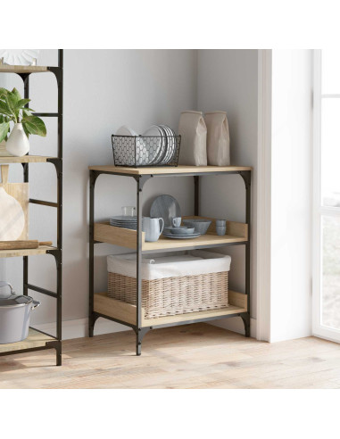 Carrello da Cucina Rovere Sonoma 60 x 41 x 80,5 cm