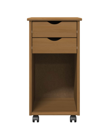 Mobile con Ruote con ruota Marrone Miele 34 x 39 x 65,5 cm