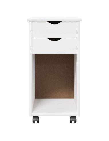 Mobile con Ruote con ruota Bianco 34 x 39 x 65,5 cm