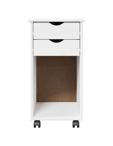 Mobile con Ruote con ruota Bianco 34 x 39 x 65,5 cm