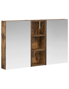 Set di Armadi da Bagno con lo scaffale 3 pcs 80 x 10,5 x 50 cm 2