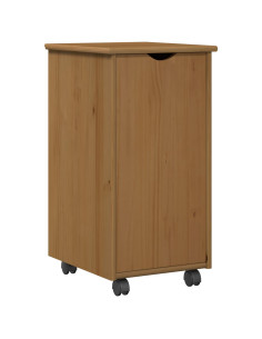 Mobile con Ruote con ruota Marrone miele 34 x 39 x 65,5 cm 2