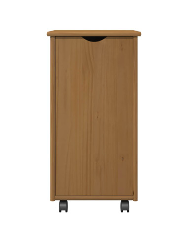 Mobile con Ruote con ruota Marrone miele 34 x 39 x 65,5 cm