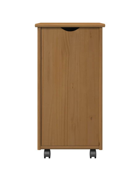 Mobile con Ruote con ruota Marrone miele 34 x 39 x 65,5 cm