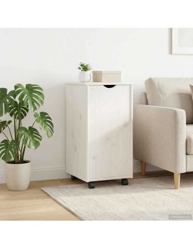 Mobile con Ruote con ruota Bianco 34 x 39 x 65,5 cm