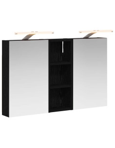 Set di Armadi da Bagno con lo scaffale 3 pcs 80 x 10,5 x 50 cm 2